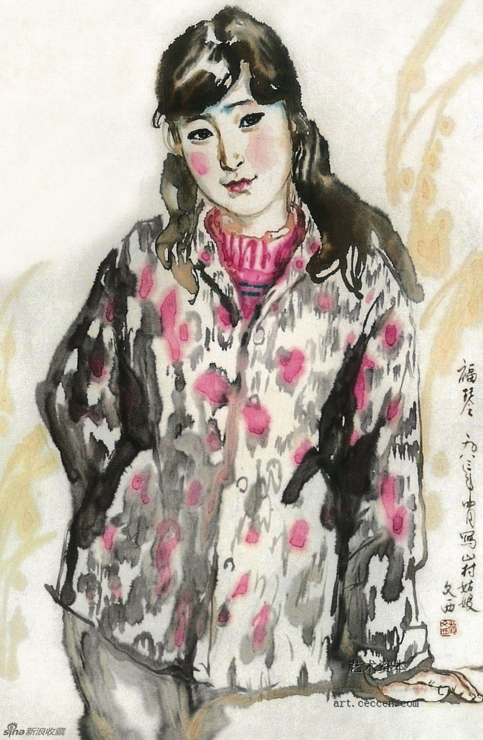 福琴 69.5cm 45.5cm 1983年